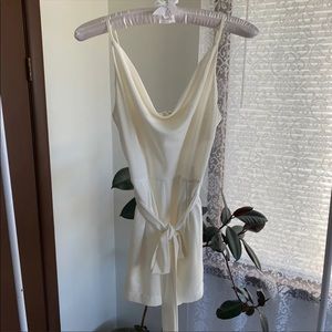 She + Sky Cowl Neck Romper
